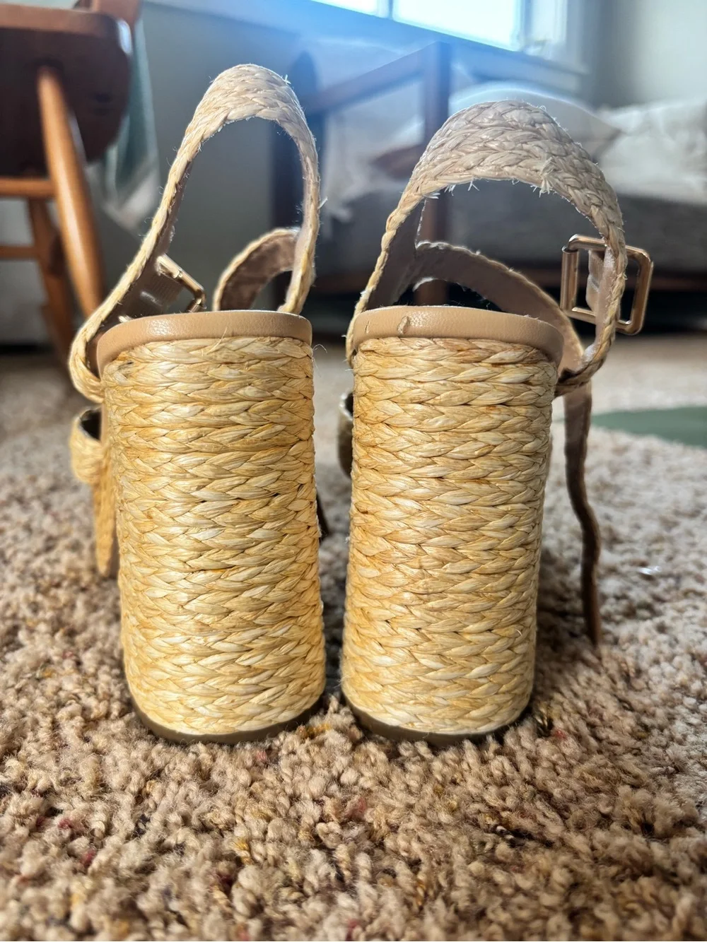 Steve Madden Braided Tan Platform Sandal